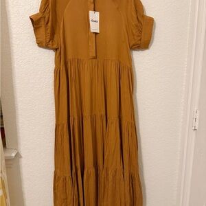 Women's Maxi Dress in Mustard by Universal Thread